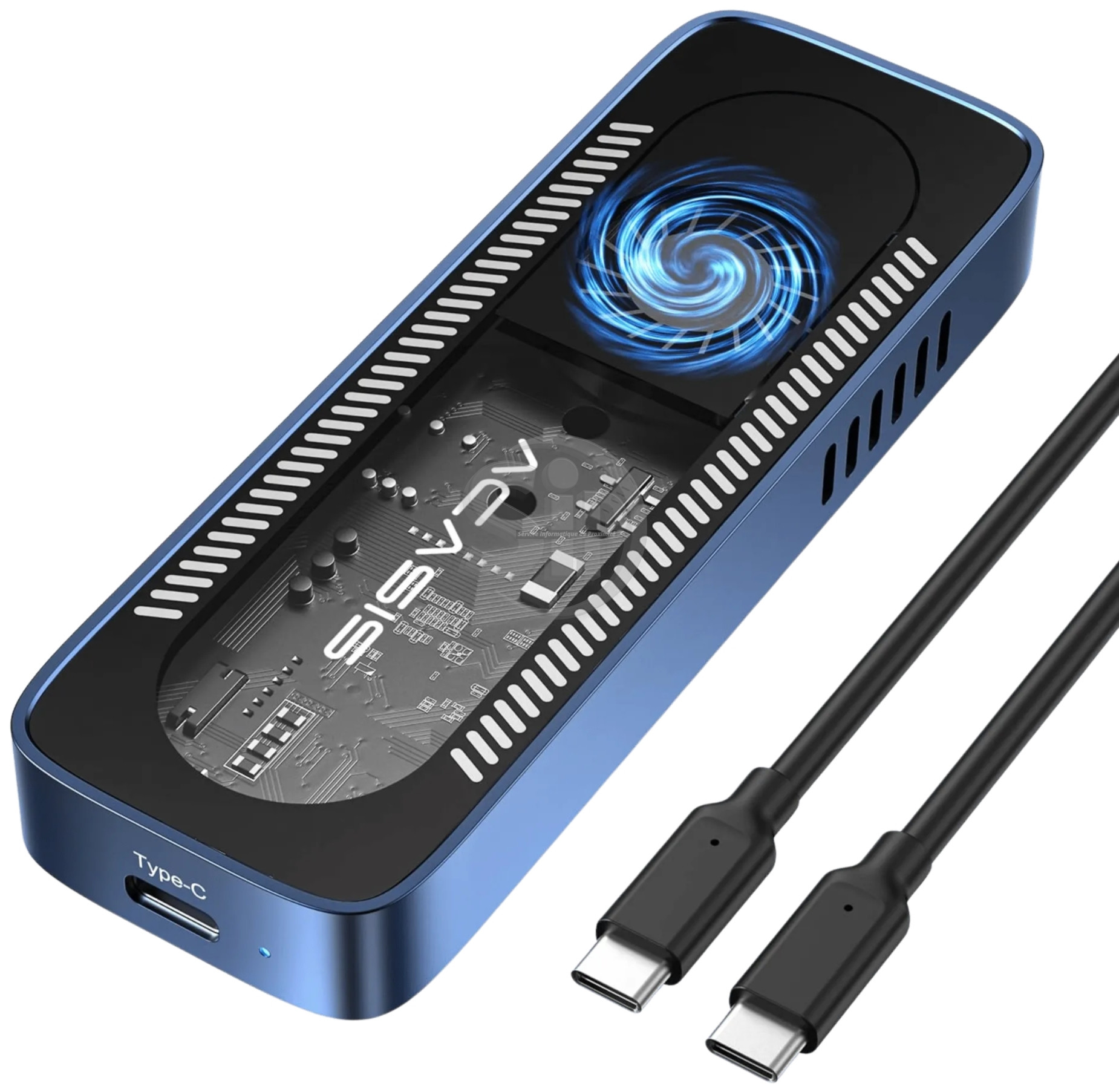 ACASIS EC-6608Air - Boîtier NVMe USB 3.1 avec Ventilateur Intégré