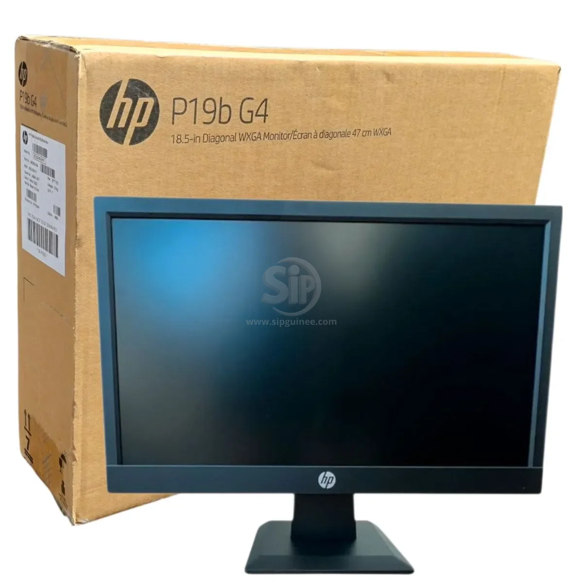 Moniteur HP P19b G4 – 19 pouces | HD+ | HDMI + VGA | Écran compact et fiable