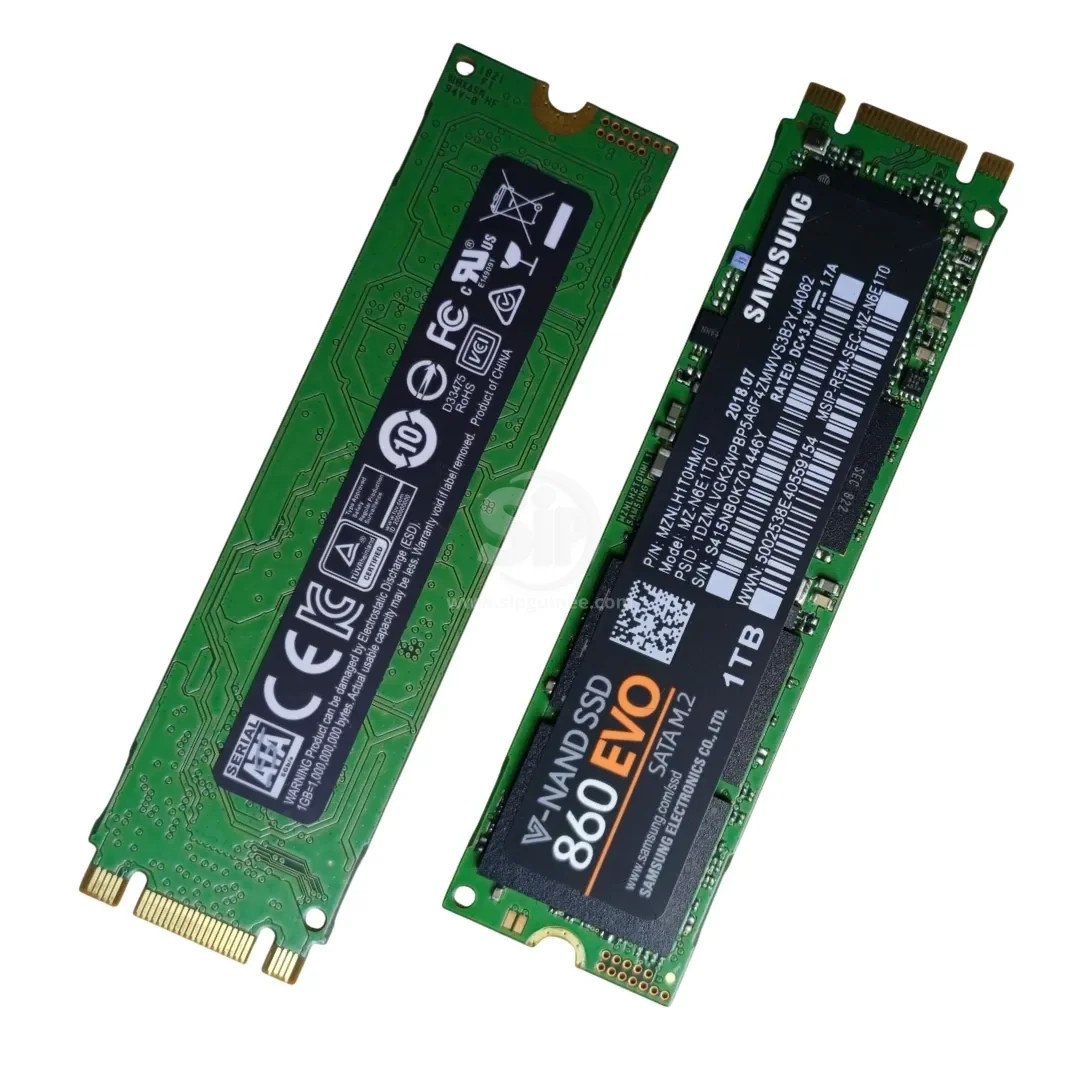 Disque SSD Samsung 860 EVO M.2 – 1 To | SATA III | V-NAND | Modèle MZ-N6E1T0