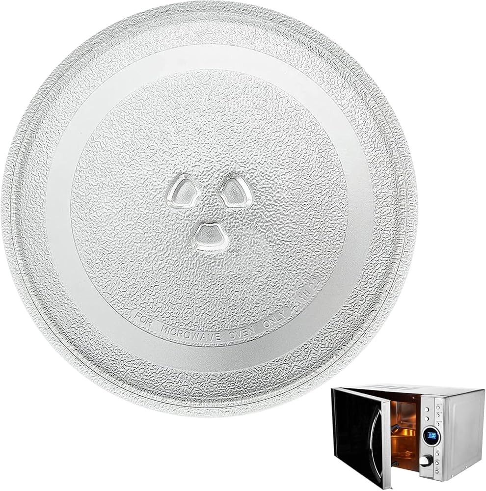 Plateau Tournant en Verre 10 pouces  Micro-ondes  Universel & Résistant