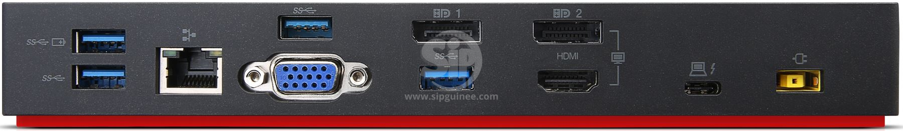 ⚡ Station d’accueil Lenovo Thunderbolt 3 Dock – 40AC | Reconditionnée