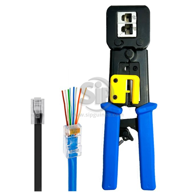 🔧 Pince à Sertir RJ45 Professionnelle | Précision, robustesse et polyvalence pour vos câblages rése