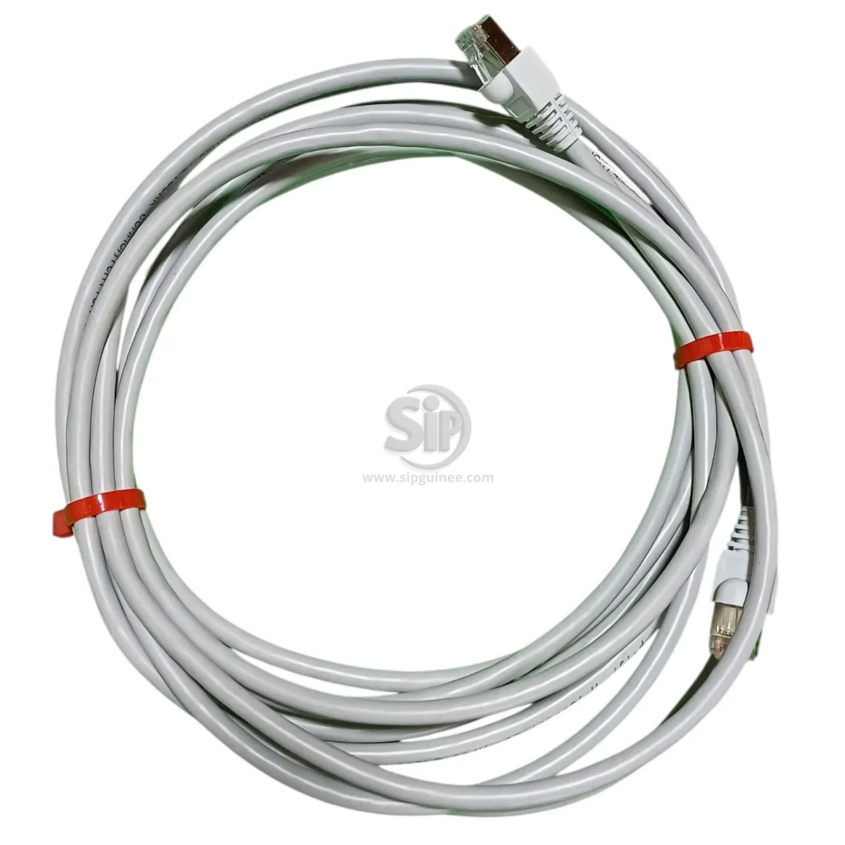 Câble réseau Préfabriqué – UTP Cat 6e 23 AWG avec Connecteurs FTP Cat 6 EZ 1U et Manchon