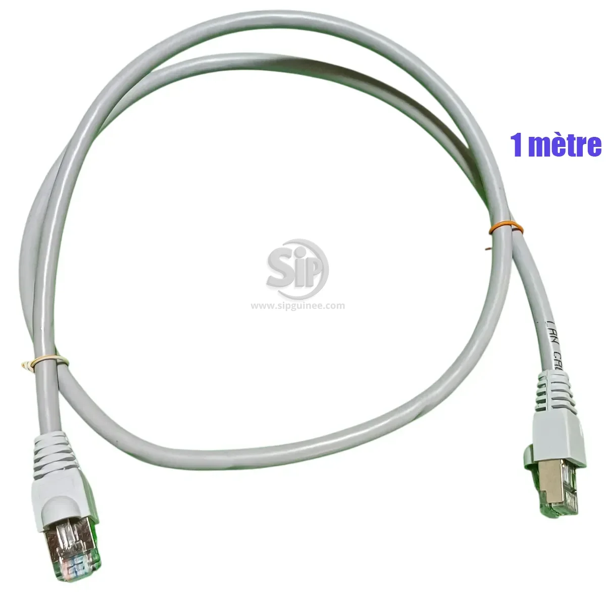 Câble réseau Préfabriqué – UTP Cat 6e 23 AWG avec Connecteurs FTP Cat 6 EZ 1U et Manchon - Variante
