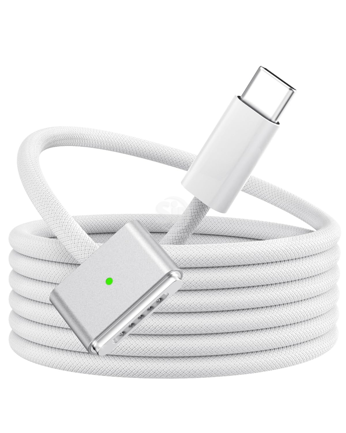 Câble USB-C vers MagSafe 3 – 140W  2M  Nylon tressé  Charge ultra-rapide pour MacBook Pro & Air