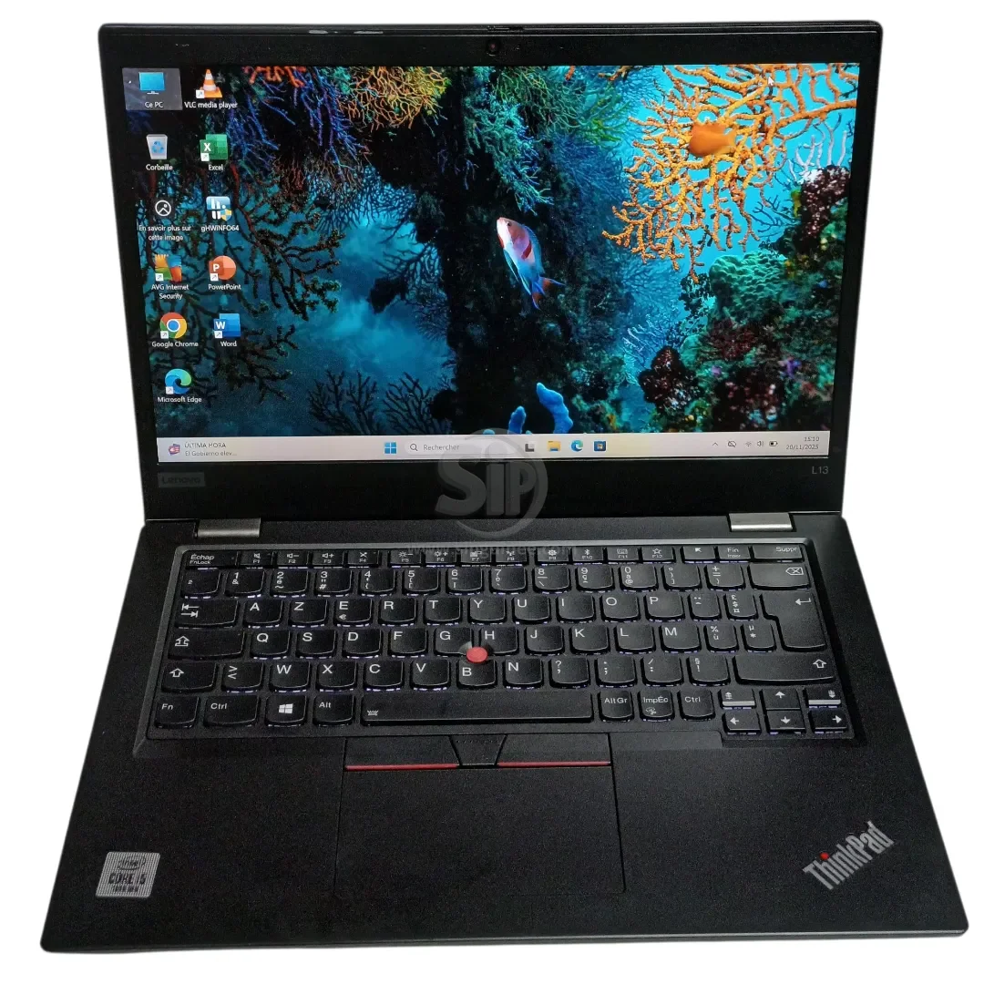 Laptop Lenovo ThinkPad L13 Gen 1 | Core i5-10310U | 8 Go RAM | 512 Go SSD | Intel UHD Graphics