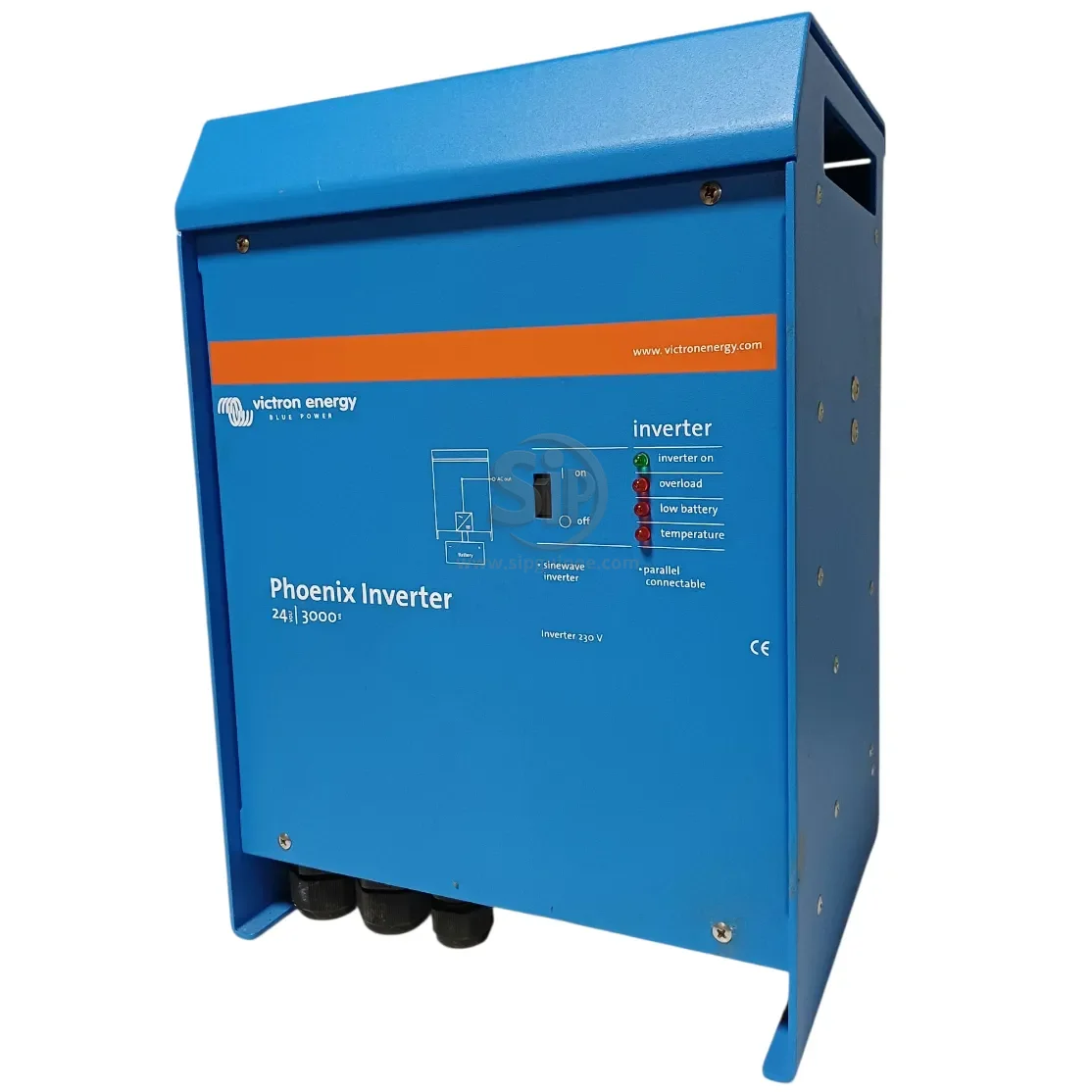 Onduleur Victron Phoenix 243000VA — Pure Sine 24V→230V, 3000VA, quasi‑neuf