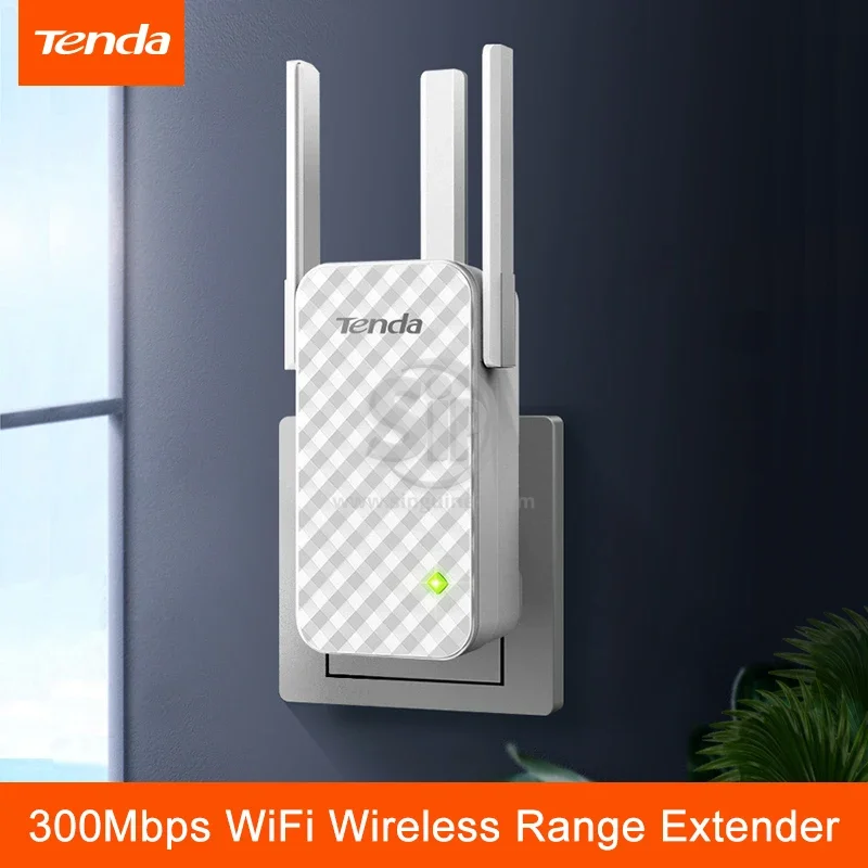 Répéteur Wi-Fi Tenda A12  N300  2,4 GHz  2 Antennes 5dBi  Amplificateur de signal